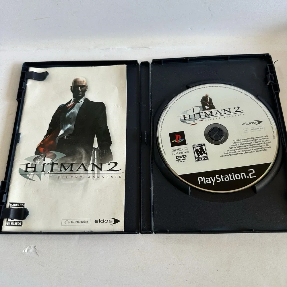 Hitman 2: Silent Assassin (PS2, 2002) CIB Black‎ Label